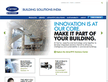 Tablet Screenshot of carrierindia.com
